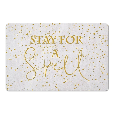 Stay For A Spell Floor Mat