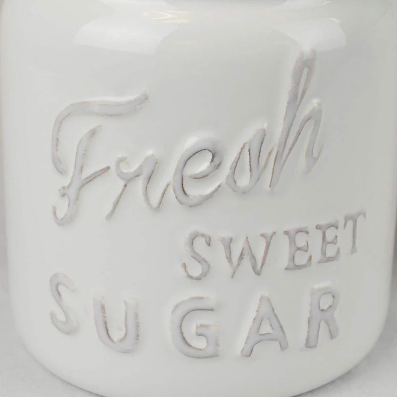 DII® 5.6" Red Ceramic Jar Canister Set, 3ct.