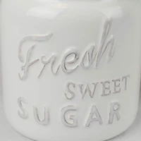 DII® 5.6" Red Ceramic Jar Canister Set, 3ct.