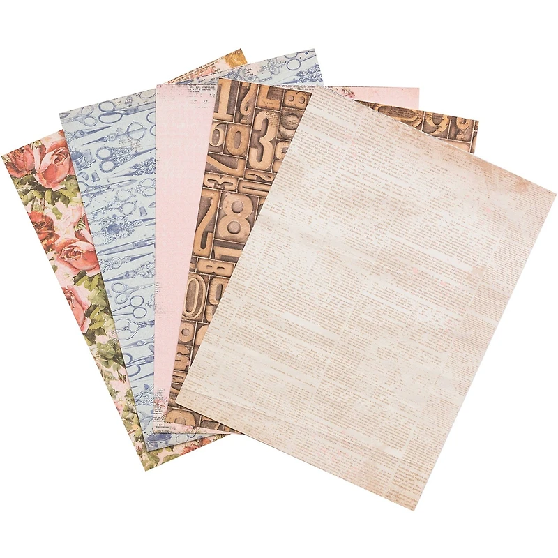 BoBunny® Family Heirlooms Paper Pad, 6" x 8"