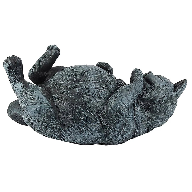 Design Toscano Playful Cat on Back Statue