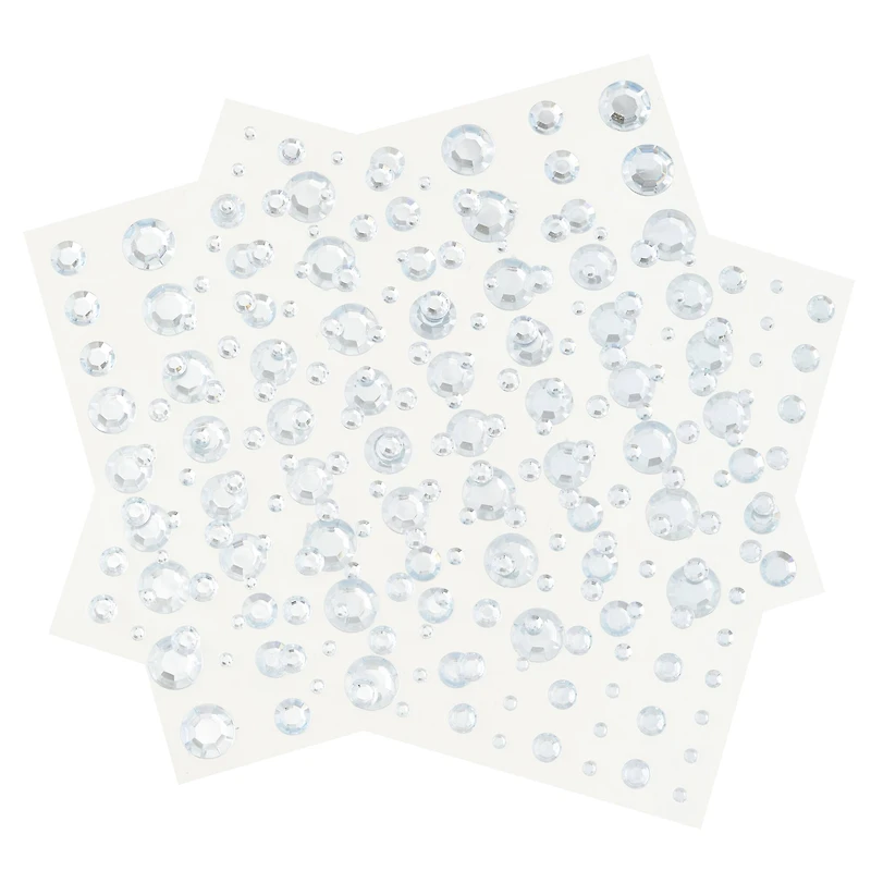 12 Pack: Clear Adhesive Rhinestone Value Pack By Recollections™