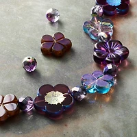 Berry Roses Czech Glass Flower Bead Mix by Bead Landing™