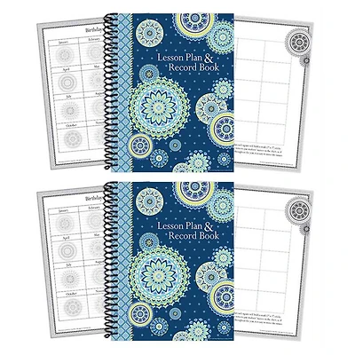 Eureka® Blue Harmony Lesson Plan & Record Book, 2 ct.