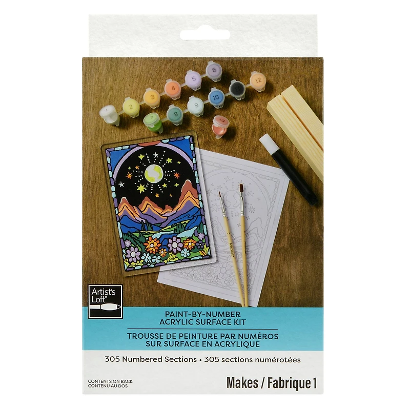 Mountain Paint-by-Number Acrylic Surface Kit by Artist's Loft®