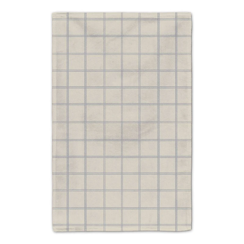 Be Cozy Gray and Check Tea Towel