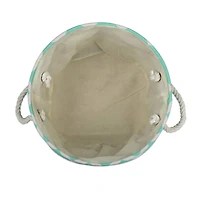 DII® Medium Round Chevron Polyester Bin