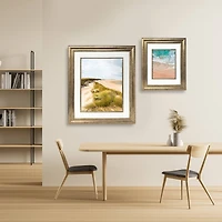 Home Champagne Gold Frame with Beveled Mat by Studio Décor