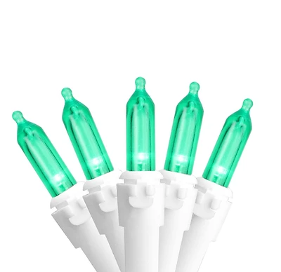 100ct. LED Mini Christmas Lights With White Wire