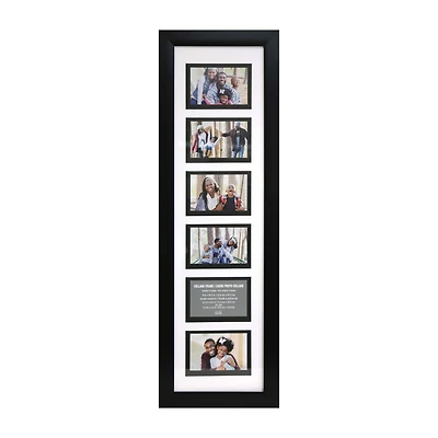 8 Pack: 6 Opening 32.5" x 9" Collage Frame with Double Mat by Studio Décor®