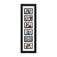 8 Pack: 6 Opening 32.5" x 9" Collage Frame with Double Mat by Studio Décor®