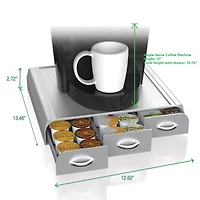 Mind Reader 36 Capacity Single Serve Coffee Pod Holder Drawer