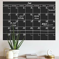 RoomMates Chalk Calendar Peel & Stick Giant Wall Decal