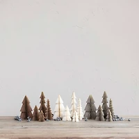 Hello Honey® Brown, Gray & Cream Paper Folding Honeycomb Tree Set with Gold Glitter