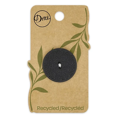 Dritz® 28mm Recycled Hemp Geometric Round Button