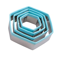 Hexagon Stainless Steel Nested Cookie Cutter Set by Celebrate It®