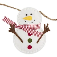 DII® 4.9ft. Snowman & Snowflake Garland