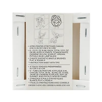 4" x 4" Dogs Canvas Painting Kit by Craft Smart®