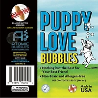 Puppy Love Bubbles™ Peanut Butter Scented Bubbles for Dogs Refill Bottle, 32oz.
