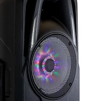 beFree Sound Double 10" Subwoofer Portable Bluetooth Party PA Speaker
