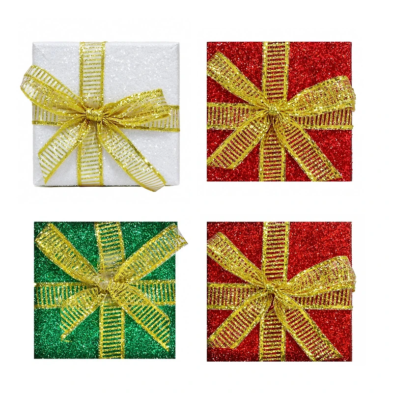 Mini Red, White & Green Gifts, 4ct. by Ashland®