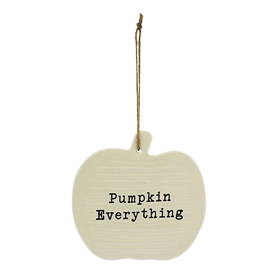 5.5" Pumpkin Everything Ceramic Wall Décor by Ashland®