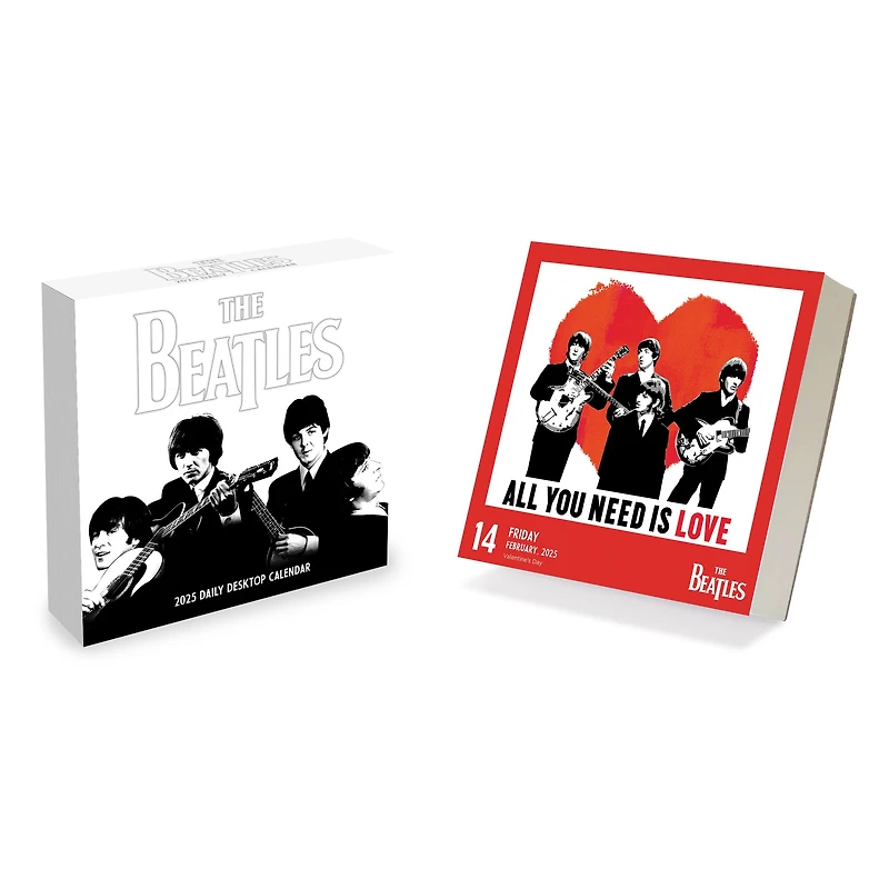 TF Publishing 2025 The Beatles Daily Desktop Calendar