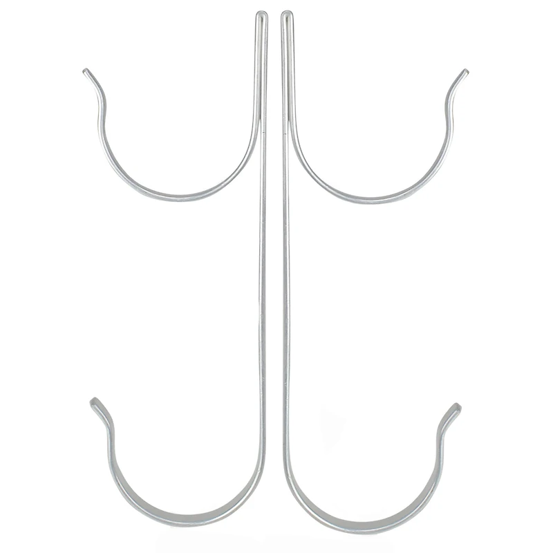 Pool Central 8.5" Silver Pole Hangers Set