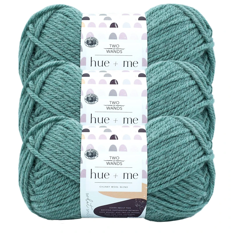 3 Pack Lion Brand® Two of Wands Hue + Me Yarn