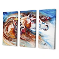 Designart - Wind Of Thunder Indian War Horse