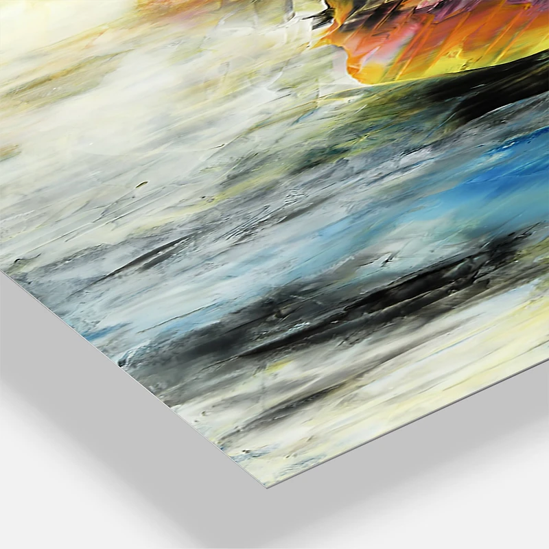 Designart 'Follow Your Dreams Large Modern Multipanel Wall Clock