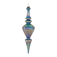 6ct. 13" Iridescent Glass Finial Drop Ornaments