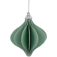 4.25" Glittered Green Onion Christmas Ornament