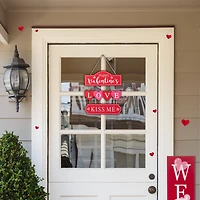 Glitzhome® 13.5" Valentine's Wooden Love Door Hanger