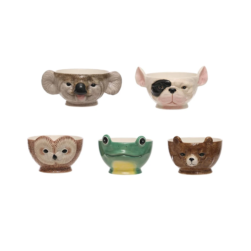 Hello Honey® 4" Animal Shaped Bowl Set