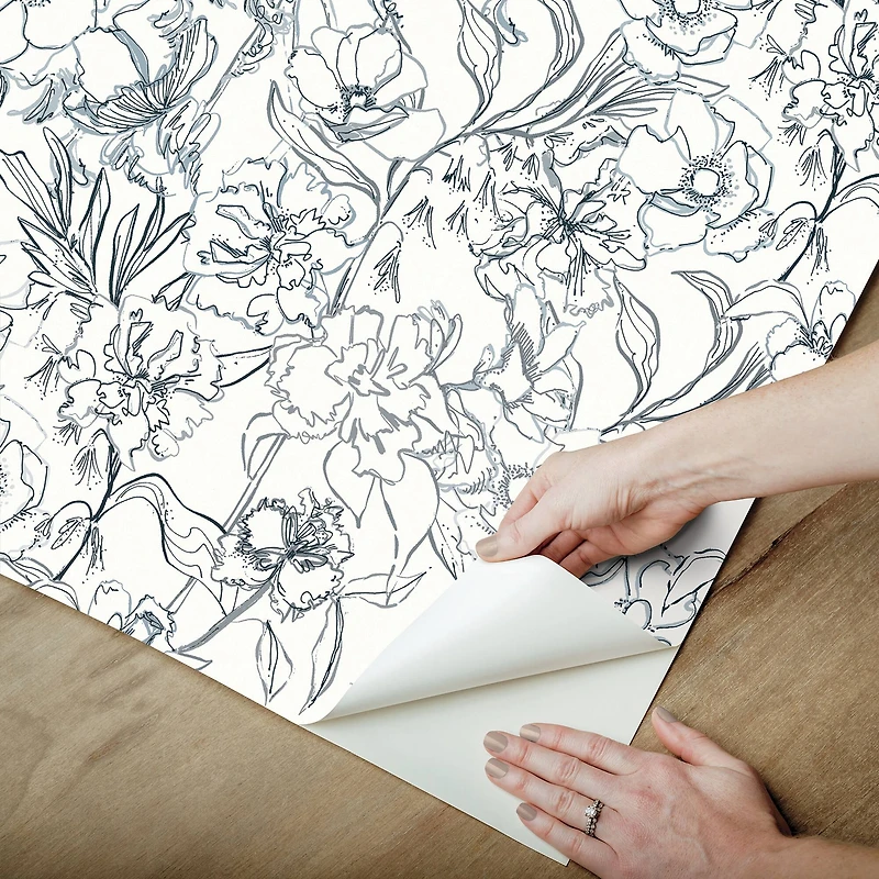 NuWallpaper By Dylan M May Bloom Peel & Stick Wallpaper