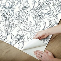 NuWallpaper By Dylan M May Bloom Peel & Stick Wallpaper