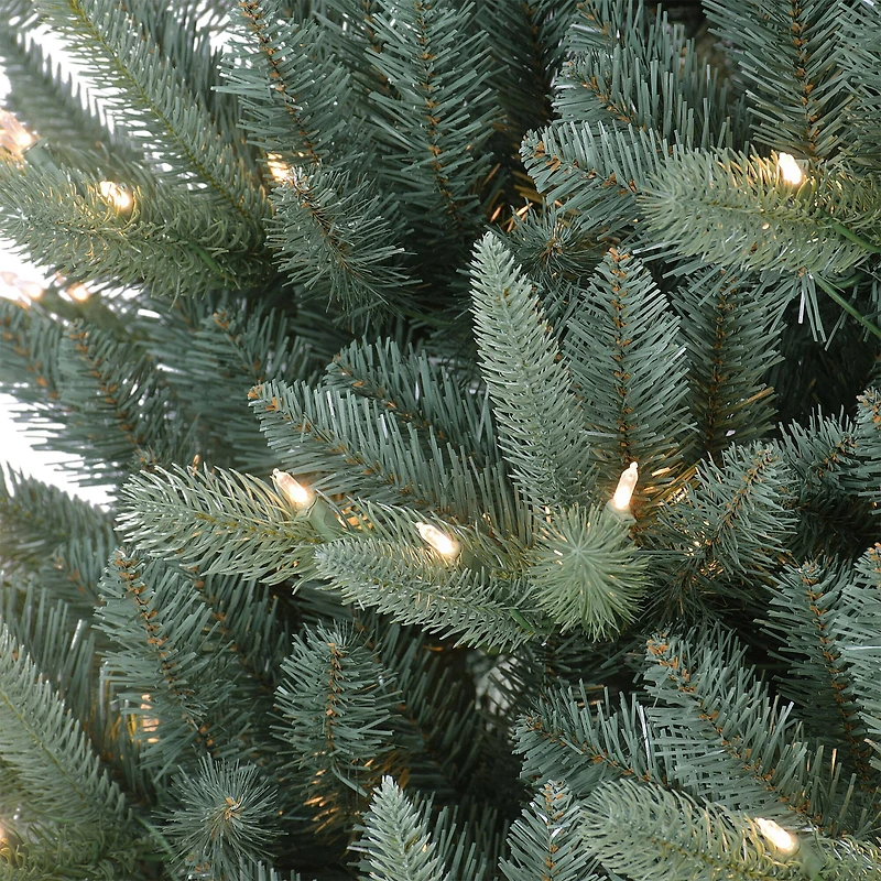 7.5ft. Pre-Lit Monterey Spruce Artificial Christmas Tree, Clear Incandescent Lights