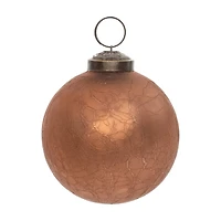 3" Bronze Soda Lime Glass Ball Ornaments, 6ct.