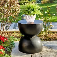 Glitzhome® 18" Multi-Functional Terrazzo Garden Stool