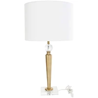 2ft. Gold Metal Inverted Cone Shaped Accent Lamp