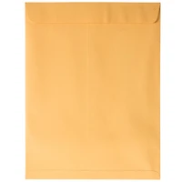 JAM Paper 10" x 13" Brown Kraft Manila Open End Catalog Premium Envelopes