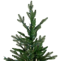 4ft. Pre-Lit Potted Real Touch™ Grande Spruce Artificial Christmas Tree, Clear Lights