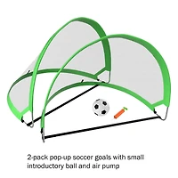 Toy Time Pop Up Soccer Goals Set