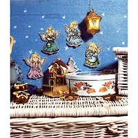 Orchidea Angels Set Plastic Canvas Plastic Canvas Counted Cross Stitch Kit