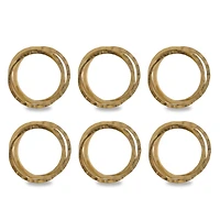 DII® Gold Intertwined Napkin Rings, 6ct.