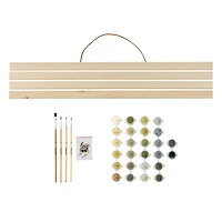 20" x 16" Forest Paint-by-Number Kit with Wood Display Hanger by Artist's Loft®