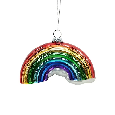 4.75" Rainbow Glass Ornament by Ashland®