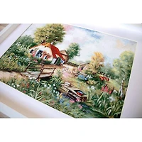 Luca-s Village Landscape Counted Cross Stitch Kit