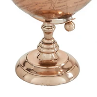 10" Rose Gold Aluminum Traditional Globe